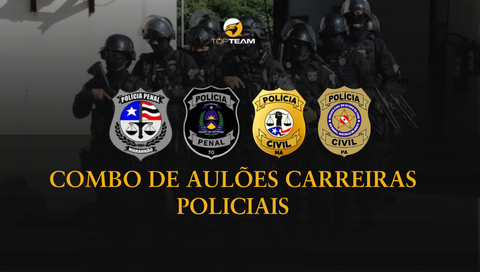 COMBO DE AULÕES CARREIRAS POLICIAIS 2025 